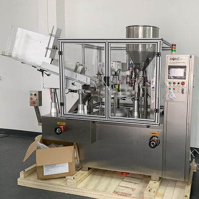 Máquina de llenado y sellado de pomadas de plástico industrial 2KW