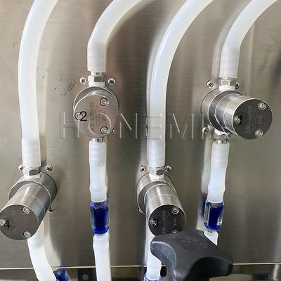 Máquinas automáticas de llenado de botellas de líquido 4 cabezas línea de llenado