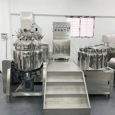 Calentamiento Emulsionador eléctrico Cosmética Mezclador homogeneizador al vacío