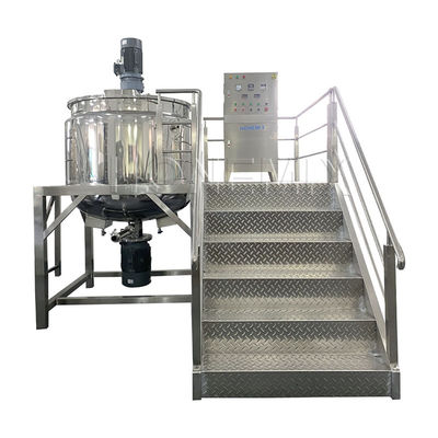 Máquina para mezclar líquidos con detergente de 1000L Máquina para mezclar líquidos con homogeneizador de calefacción eléctrica