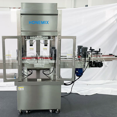 Máquina de atornillado automática de la línea de llenado de lociones para el cuerpo
