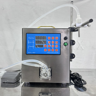 Máquina de llenado de botellas de aceite líquido Semi-automático de llenado de bomba peristáltica
