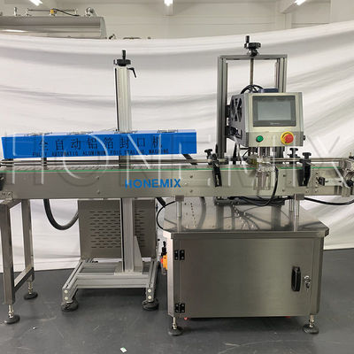 Máquina de llenado de crema de vaselina calentada Dos boquillas con tapa de sellado línea de etiquetado
