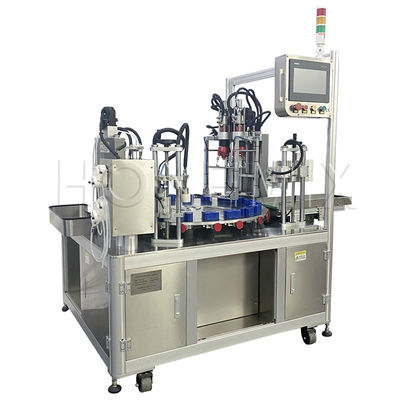Máquinas de llenado de líquido rotativas de botellas de perfume Estructura compacta totalmente automática