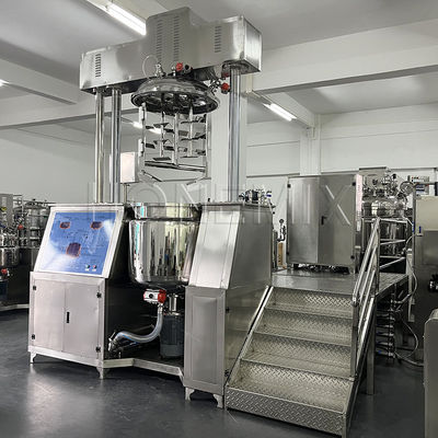 Equipo de emulsión automático homogeneizador al vacío emulsionador de doble elevación