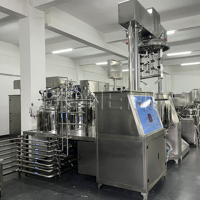 Equipo de emulsión automático homogeneizador al vacío emulsionador de doble elevación