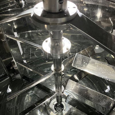 Máquina de mezcla de emulsionador de vacío de crema Motor horizontal de mezcla bidireccional