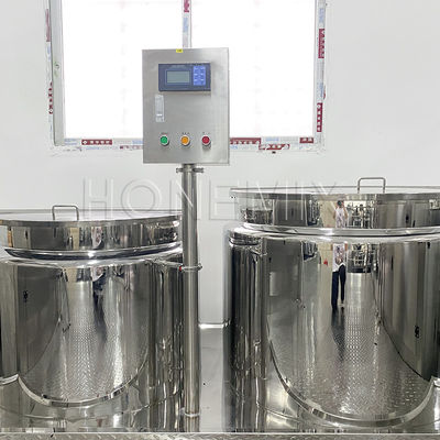 Máquina mezcladora de emulsionantes homogeneizantes al vacío PLC Combinación personalizada