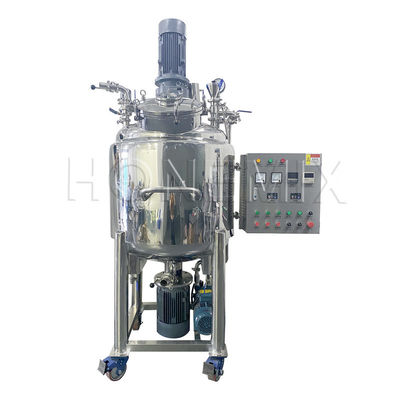300L mezclador emulsionante de vacío de alta cizalladura móvil para ungüento de caldera