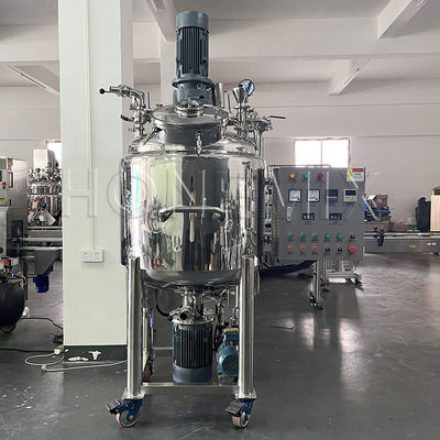300L mezclador emulsionante de vacío de alta cizalladura móvil para ungüento de caldera
