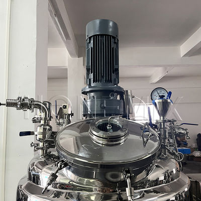300L mezclador emulsionante de vacío de alta cizalladura móvil para ungüento de caldera