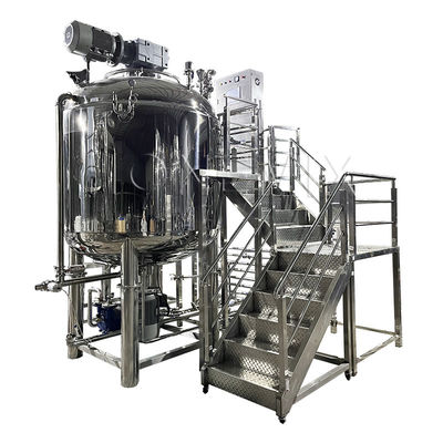Máquina de mezclas de cremas cosméticas al vacío mezcladora homogeneizadora mezcladora emulsionadora