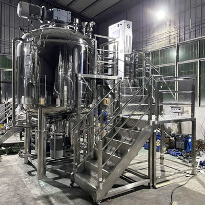 Máquina de mezclas de cremas cosméticas al vacío mezcladora homogeneizadora mezcladora emulsionadora