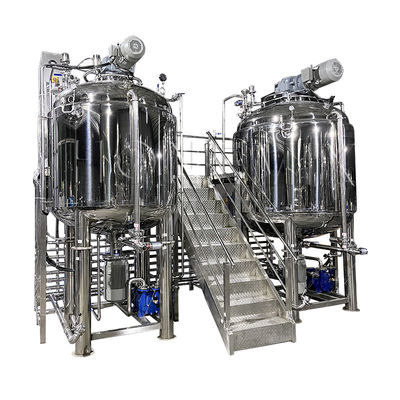 Máquina de emulsificación de cortes de alta higiene Mezcladora de loción de suero Cosméticos