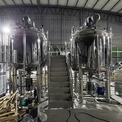 Máquina de emulsificación de cortes de alta higiene Mezcladora de loción de suero Cosméticos
