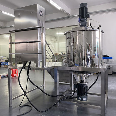 Máquina para mezclar líquidos de detergentes de 100L-5000L, mezcladora homogeneizadora de una sola capa