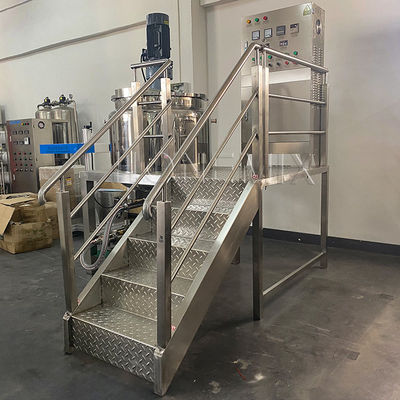 Máquina para hacer jabón líquido pequeño 300L máquina de mezclar champú con agitador