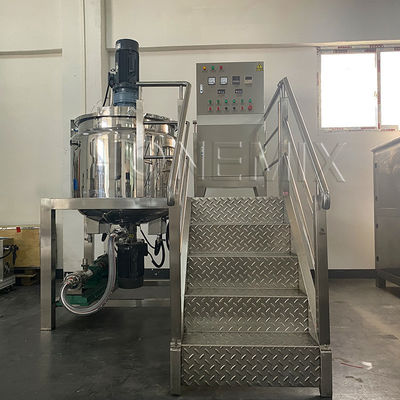 Máquina para hacer jabón líquido pequeño 300L máquina de mezclar champú con agitador