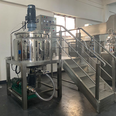 Máquina para hacer jabón líquido pequeño 300L máquina de mezclar champú con agitador