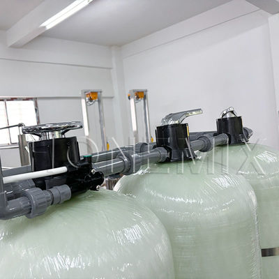 Instalación de tratamiento de agua de precisión RO Sistema de pretratamiento de agua de FRP 2000L