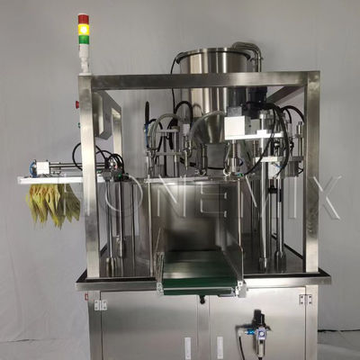 1Máquina de embalaje automática de.5KW de dos cabezas de llenado de tornillo