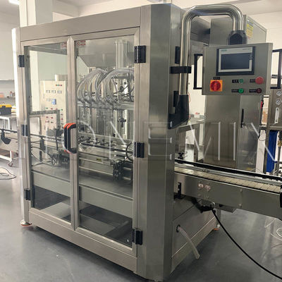 Máquina automática de llenado de pasta de jugo de pistón con cabezas múltiples de grado alimenticio