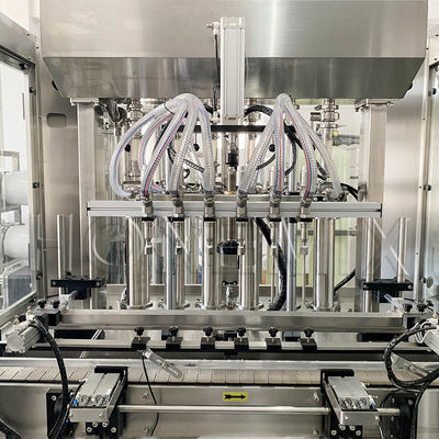 Máquina automática de llenado de pasta de jugo de pistón con cabezas múltiples de grado alimenticio