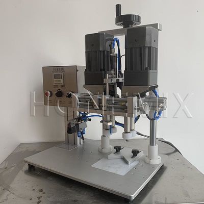 Máquina semiautomática de tapa de botellas de pulverización de 80W 220V / 50Hz de voltaje