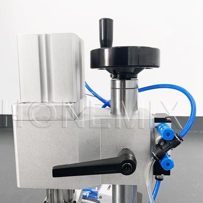 Máquina de recubrimiento semiautomática de frascos pequeños de acero inoxidable