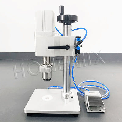 Máquina de recubrimiento semiautomática de frascos pequeños de acero inoxidable