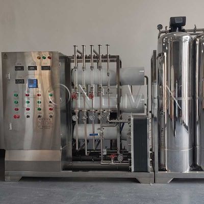 Planta de tratamiento de agua por ósmosis inversa de dos etapas SUS304 con sistema EDI puro