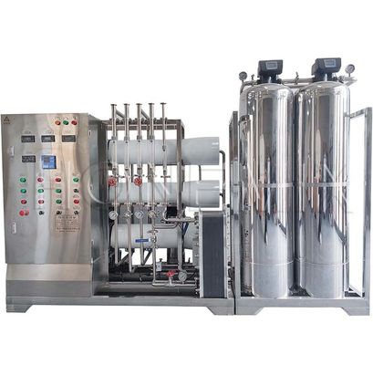 Planta de tratamiento de agua por ósmosis inversa de dos etapas SUS304 con sistema EDI puro