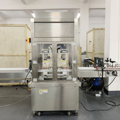 Máquina de llenado de crema de cuatro cabezas de seguimiento de servo pistón