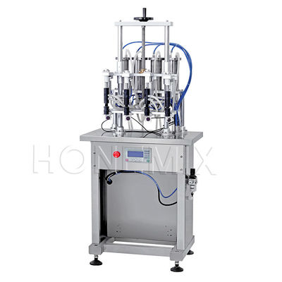 Máquina de fabricación de perfumes semiautomática de cuatro cabezas