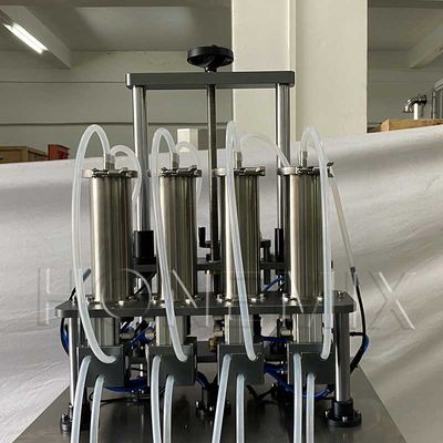 Máquina de fabricación de perfumes semiautomática de cuatro cabezas