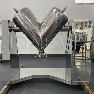 Máquina para mezclar polvo seco en forma de V SUS316L Mezclador de polvo de proteínas CE
