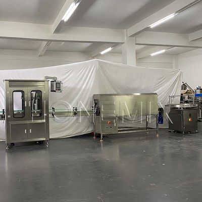Equipo auxiliar automático 220V línea de esterilización de lavado de botellas