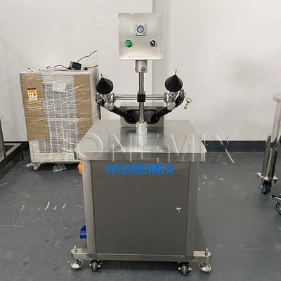 Máquina de soplado de aire de botella doble cabeza para la limpieza interna