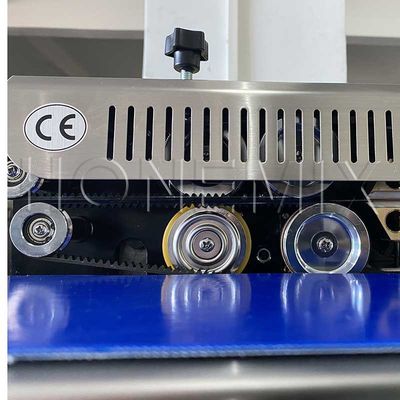 Máquina de sellado de película de plástico horizontal de 600 W de calefacción eléctrica sellador de bolsas de plástico