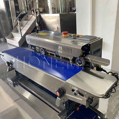 Máquina de sellado de película de plástico horizontal de 600 W de calefacción eléctrica sellador de bolsas de plástico