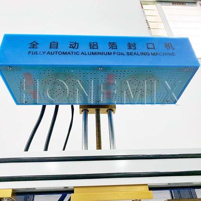 Máquina de embalaje semiautomática 3KW sellador de papel de aluminio para tapa de botella