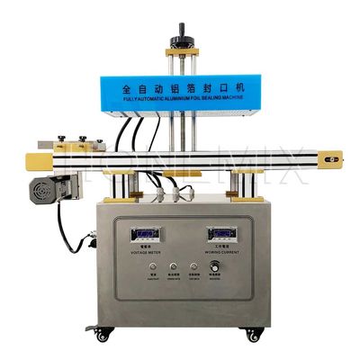 Máquina de embalaje semiautomática 3KW sellador de papel de aluminio para tapa de botella