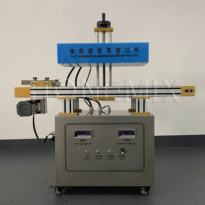 Máquina de embalaje semiautomática 3KW sellador de papel de aluminio para tapa de botella