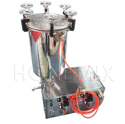 Máquina de llenado de maquillaje con crema espesa de máscara semiautomática