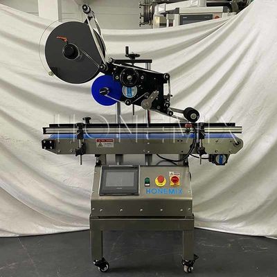 Máquina de etiquetado de superficie plana pequeña y semiautomática 220V / 50Hz