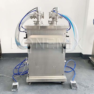 Máquina de llenado de botellas de champú automático vertical con dos boquillas