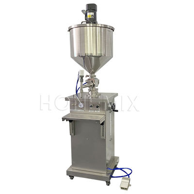 Máquina de llenado de comida de confitura de hopper Paddle de mezcla vertical Control neumático