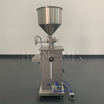 Máquina de llenado de pistón vertical de control neumático de crema de llenado de seguridad de la máquina