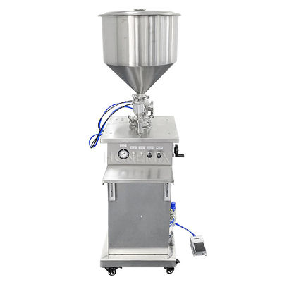 Máquina de llenado de pistón vertical de control neumático de crema de llenado de seguridad de la máquina