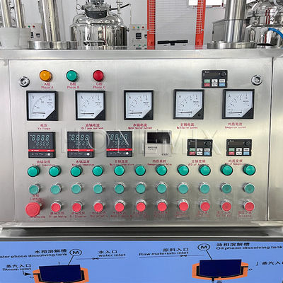 50L Emulsionador al vacío homogeneizador mezclador de pomada máquina de hacer